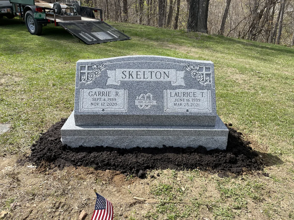 Slant monument example